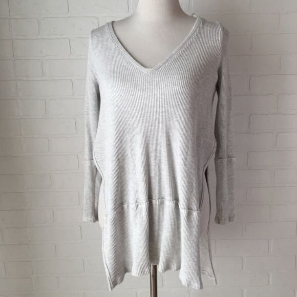 Free People ribbed split side tunic S | G1 - Picture 8 of 9